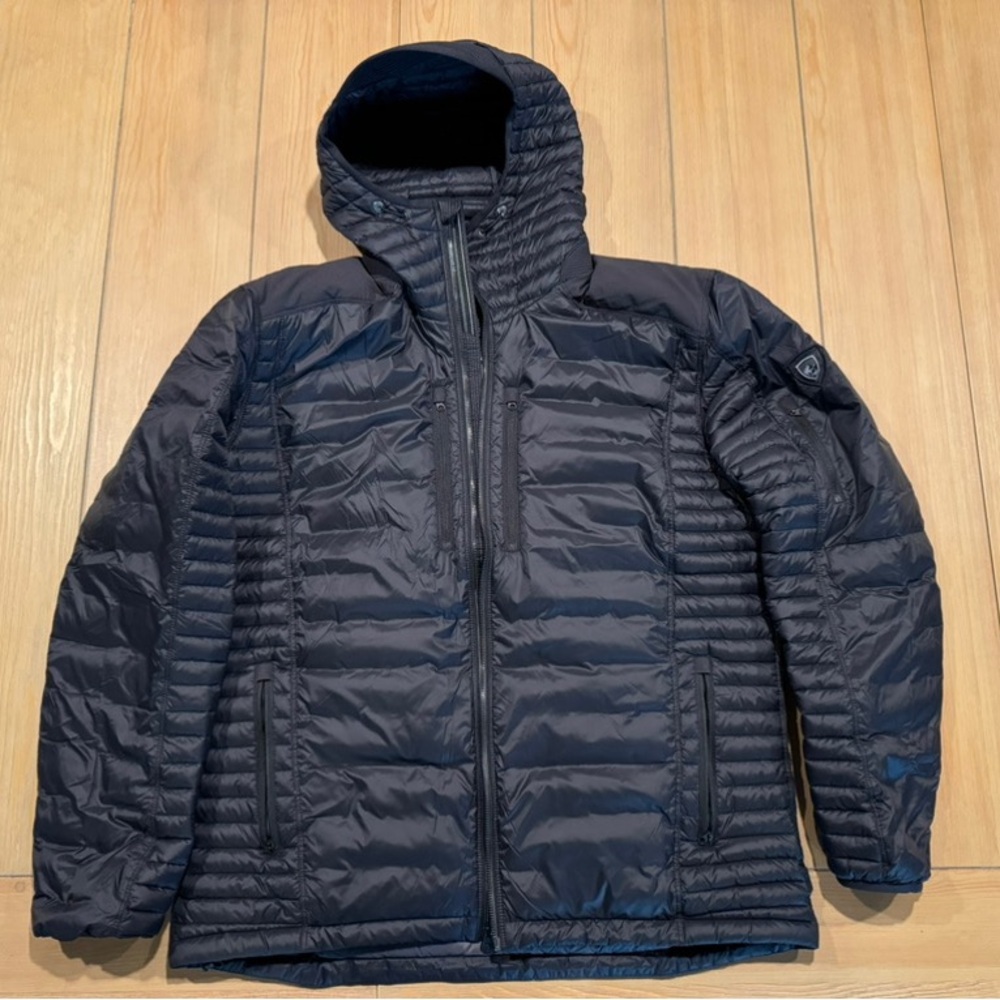 Kuhl spyfire goose down hoodie jacket XL